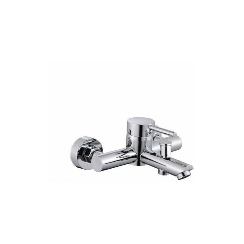 foto del prodotto topolenashop rubinetto miscelatore vasca da bagno acciaio inox attacco doccia ray 87390
