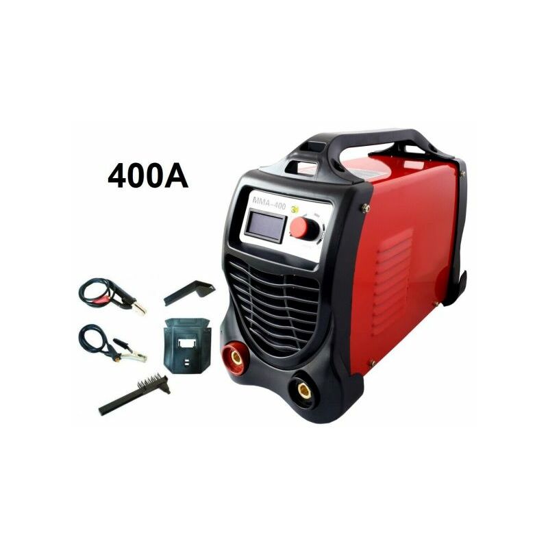 foto del prodotto topolenashop saldatrice a elettrodo elettrica inverter saldatura 400 ampere accessori