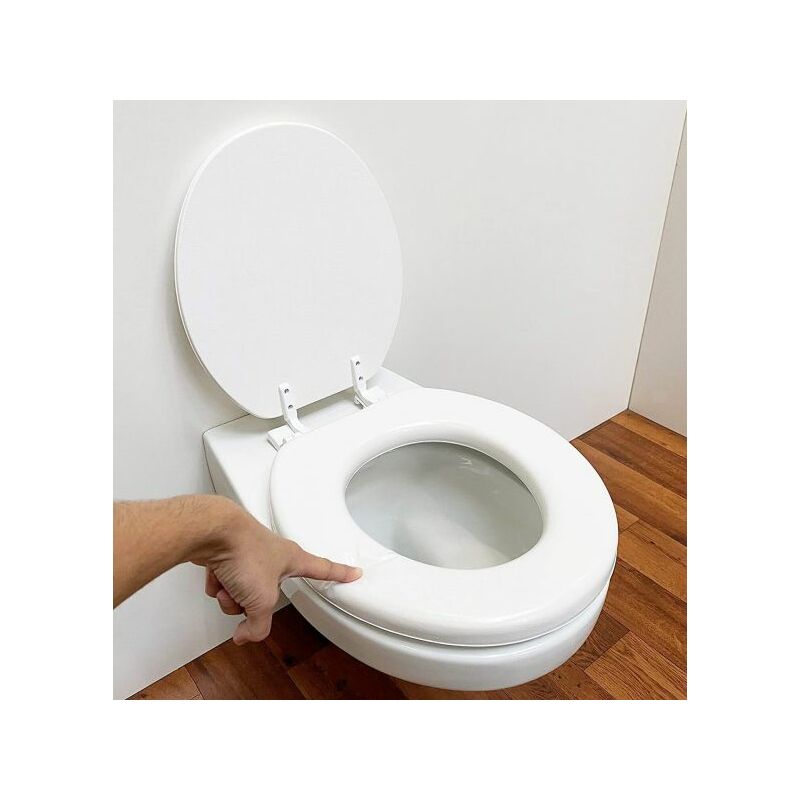 foto del prodotto topolenashop sedile copriwater universale per bagno copri wc con seduta morbida 39x36cm 52992