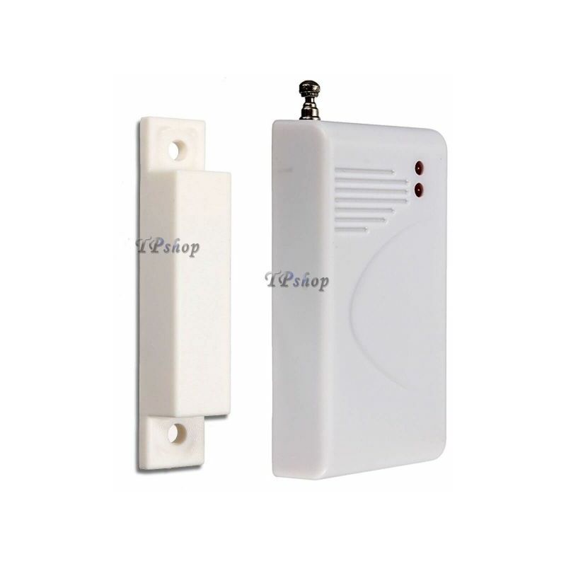 foto del prodotto topolenashop sensore magnetico per porte finestre wireless allarme antifurto casa 315mhz.