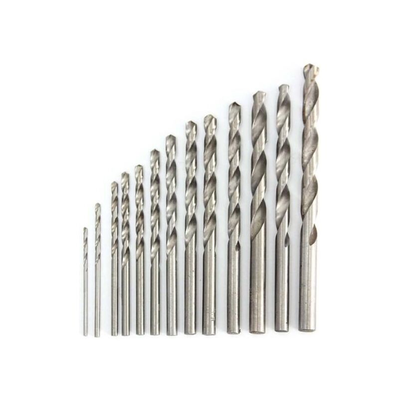 foto del prodotto topolenashop serie 13 punte elicodiali da trapano per ferro pvc misure da 1,5 a 6,5 astuccio