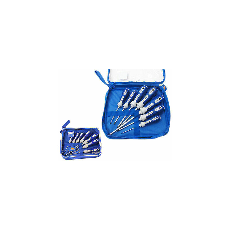 foto del prodotto topolenashop set kit 7 pz cacciaviti a t torx t6 t10 t15 t20 t25 t27 t30 borsa richiudibile