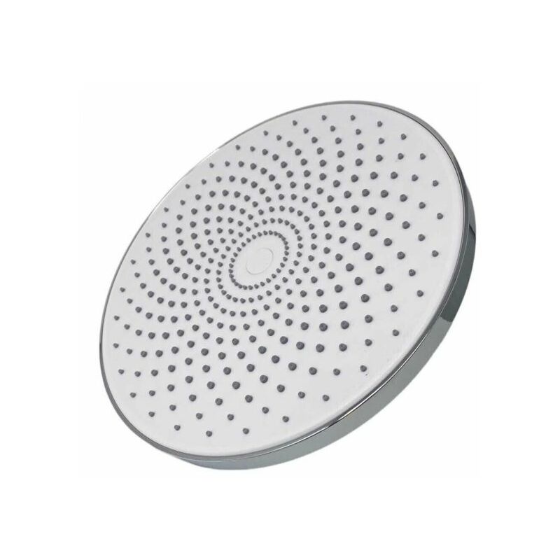 foto del prodotto topolenashop soffione doccia cromato tondo 22 x 22cm effetto pioggia attacco 1 2 79371