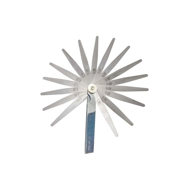 foto del prodotto topolenashop spessimetro calibro spessori 16 lame 0,02mm 1,00mm misuratore spessori fessure