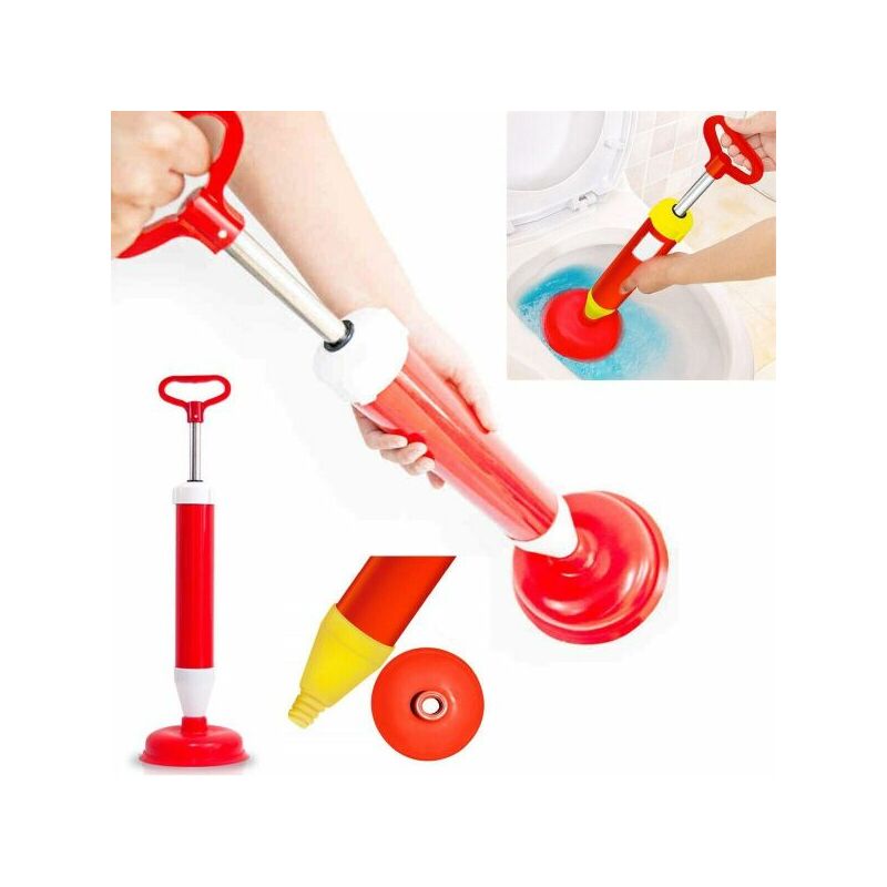 foto del prodotto topolenashop stura lavandino a pompa con ventosa per tubi lavello lavandini wc bagno 79469