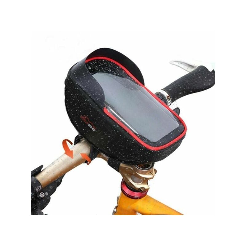foto del prodotto topolenashop supporto smartphone per bici moto custodia impermeabile cellulare 6 zx 9427