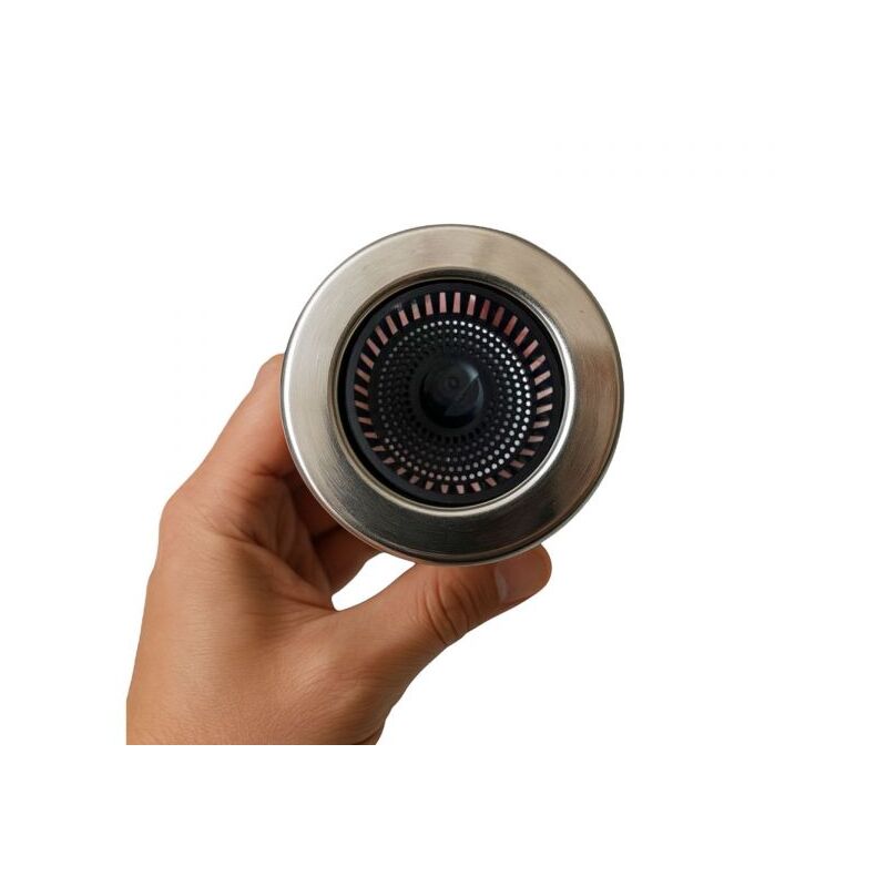 foto del prodotto topolenashop tappo lavandino click clack 2in1 piletta filtro scarico lavabo universale 87013