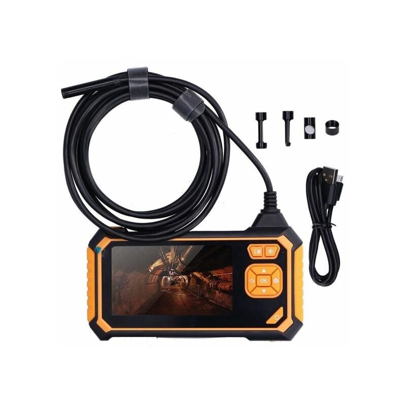 foto del prodotto topolenashop telecamera endoscopica ispezione monitor 4.3 6 led sonda 5m foto video 37064