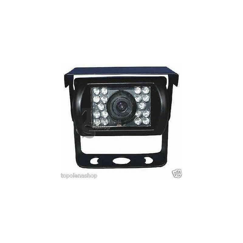 foto del prodotto topolenashop telecamera retromarcia retrocamera 18 led 3,6mm infrarossi colori camper suv 