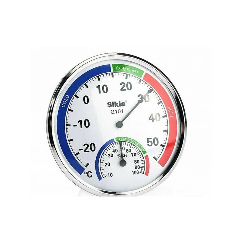 foto del prodotto topolenashop termometro igrometro analogico interno esterno misura temperatura umidita casa