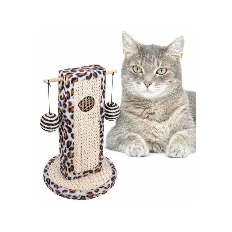 foto del prodotto topolenashop tiragraffi per gatti albero giochi gioco tira graffi per gatto da 30 cm