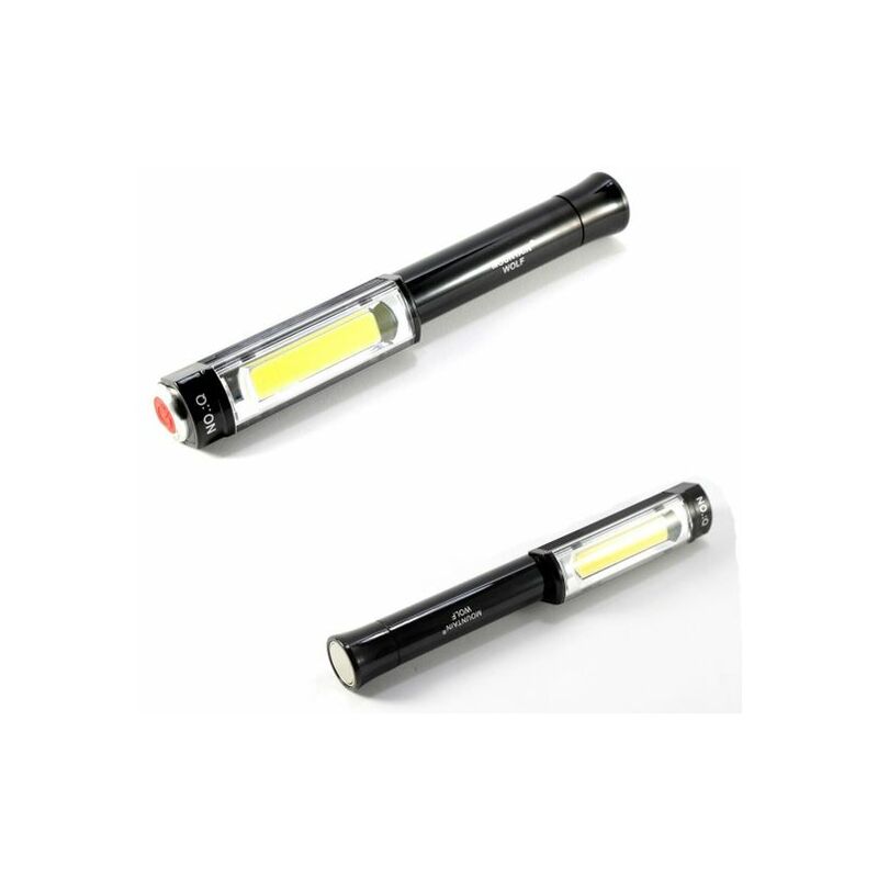 foto del prodotto topolenashop torcia led calamita da lavoro cob lampada portatile emergenza strip cob q5 q7