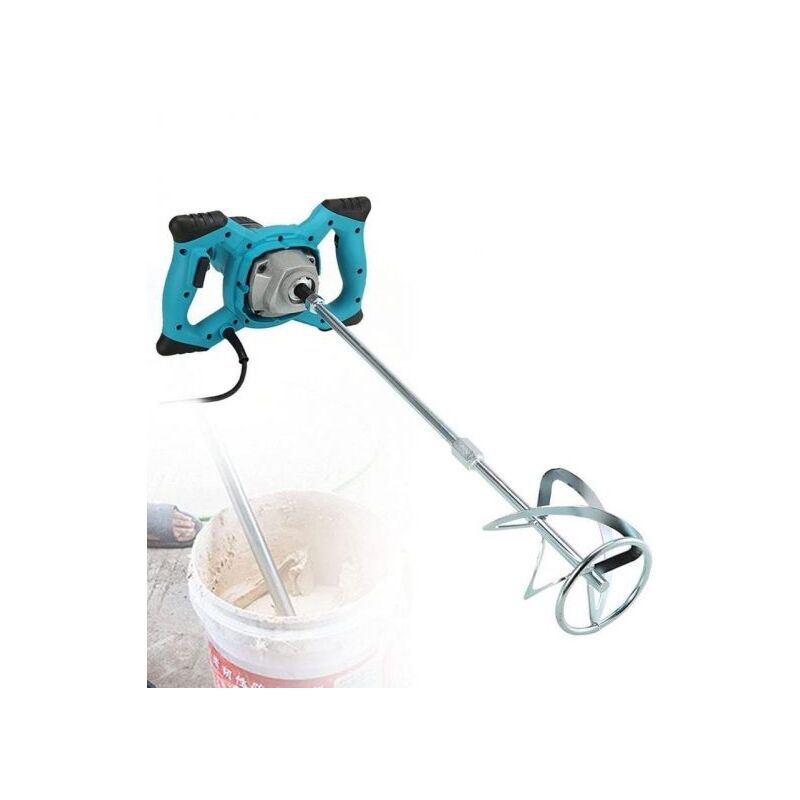 foto del prodotto topolenashop trapano miscelatore mescolatore con frusta per colla e malta 1200w 80486