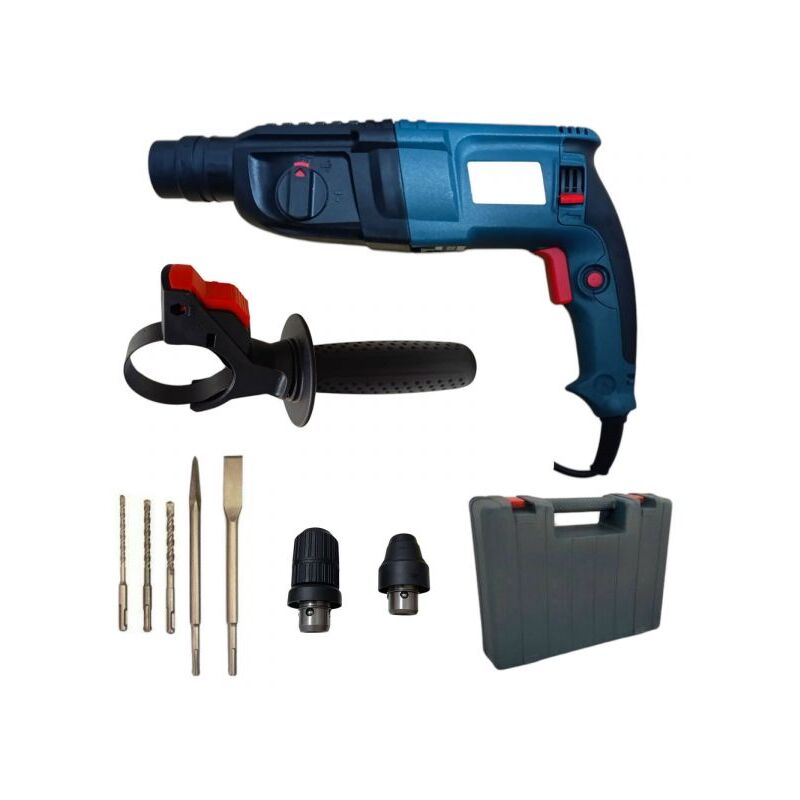 foto del prodotto topolenashop trapano scalpellatore martello demolitore perforatore rotativo 1200w hd2603