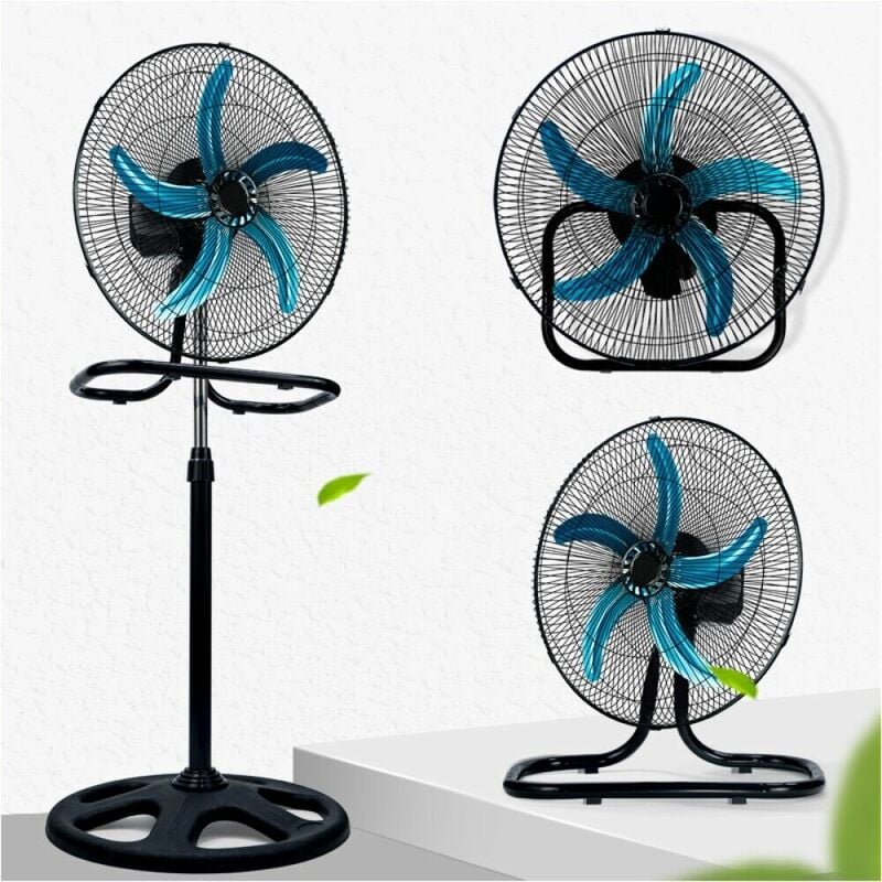 foto del prodotto topolenashop ventilatore 3 in 1 a piantana parete tavolo terra 5 pale 3 velocit 50w fs40 1