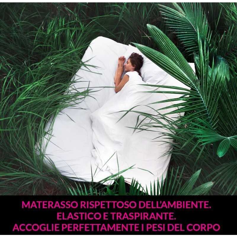 foto del prodotto topper 100 lattice, correttore materasso h4 cm, tessuto traspirante e sfoderabile air star latex 160x200 cm