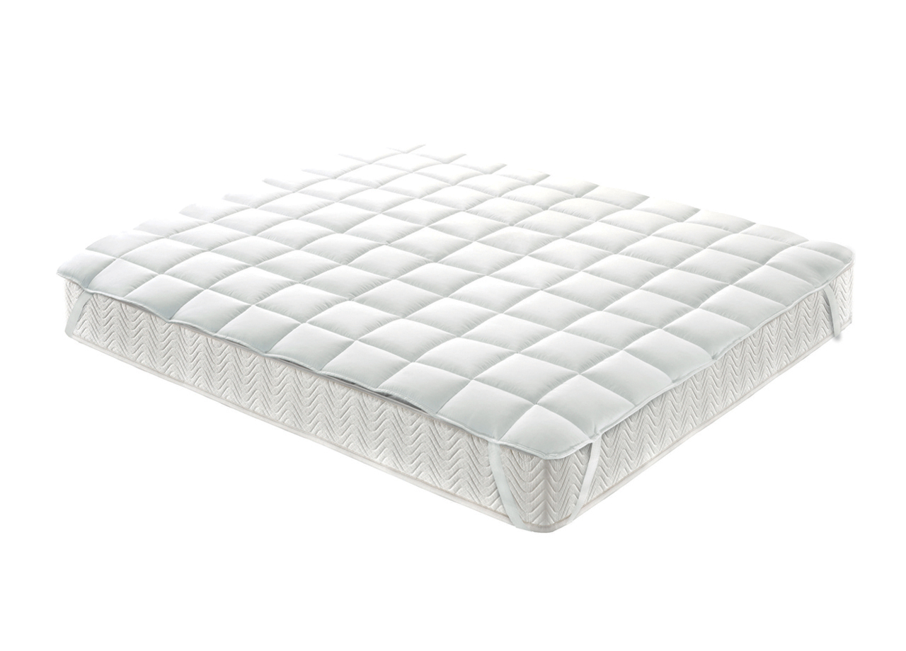 foto del prodotto topper coprimaterasso imbottito antibatterico correttore materasso fresh cotton matrimoniale topper