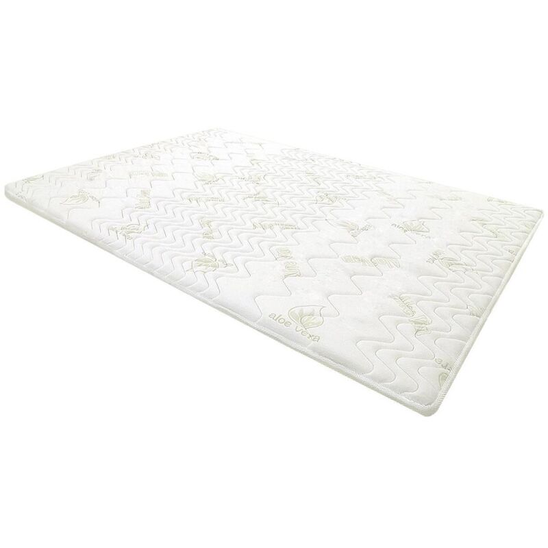 foto del prodotto topper memory foam 140 x 190 cm aloe vera di naturea