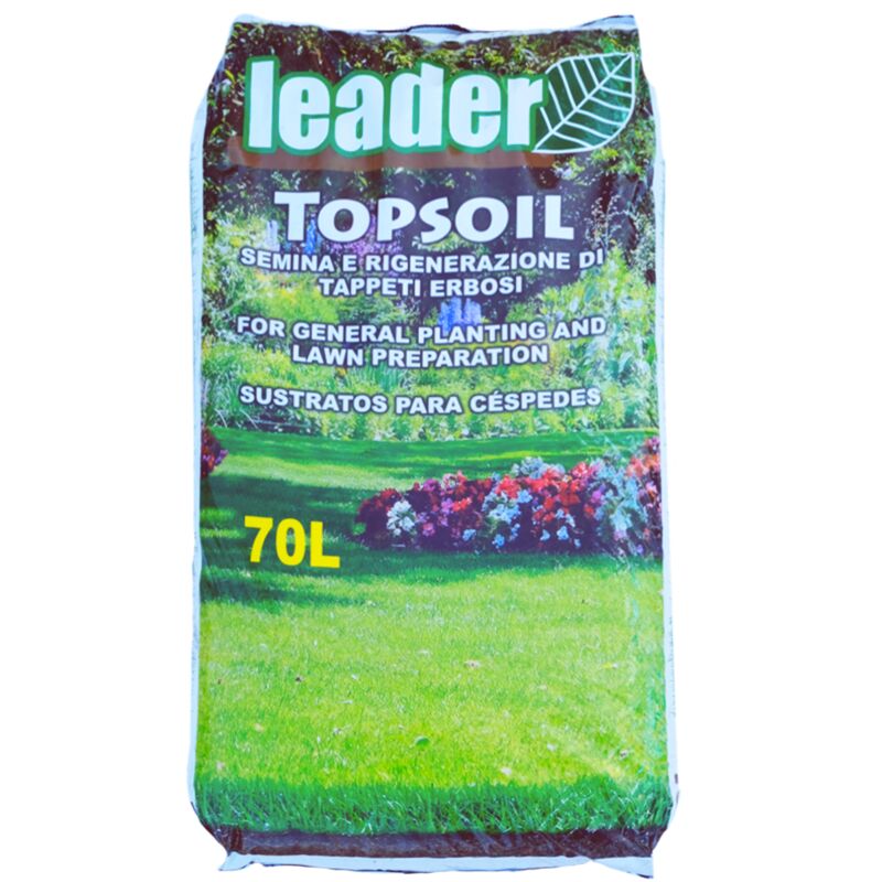 foto del prodotto topsoil terriccio per prati 70lt leader