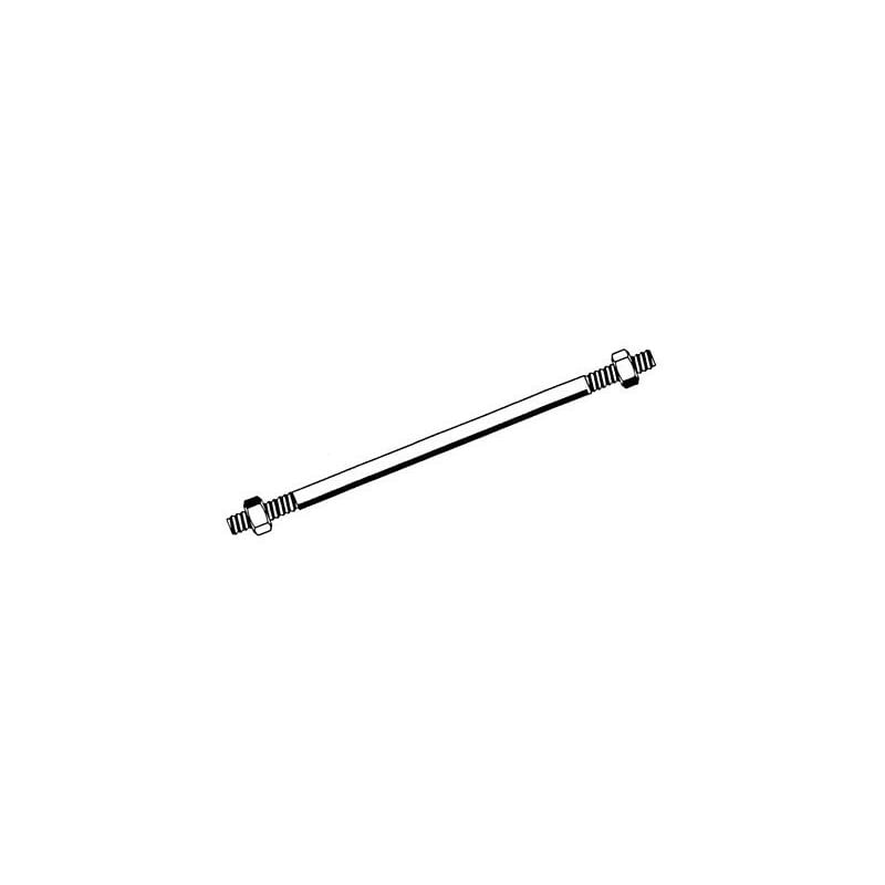 foto del prodotto torbel distanziale filettato in acciaio zincato 16 x 325 mm 2 dadi g616322