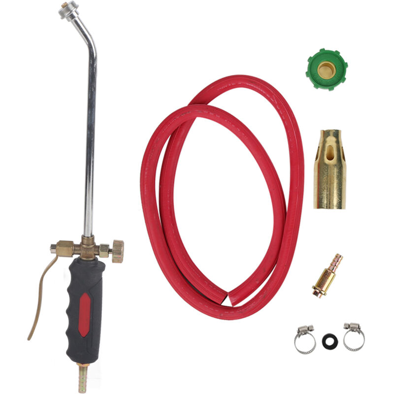 foto del prodotto torcia a gas maniglia comoda addensare carbone liquefatto doppia placcatura in ottone ferro aperto eosnow