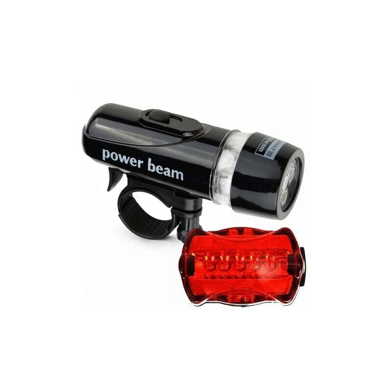 foto del prodotto torcia anteriore per bicicletta set di luci posteriori faro a led per bicicletta torcia elettrica fanale posteriore kit lampada per ciclismo notturno