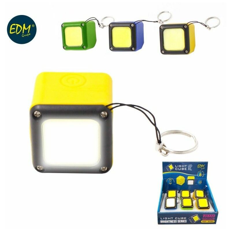 foto del prodotto torcia con cob led 300lm ricaricabile con usb magnete funzione power bank edm colori assortiti