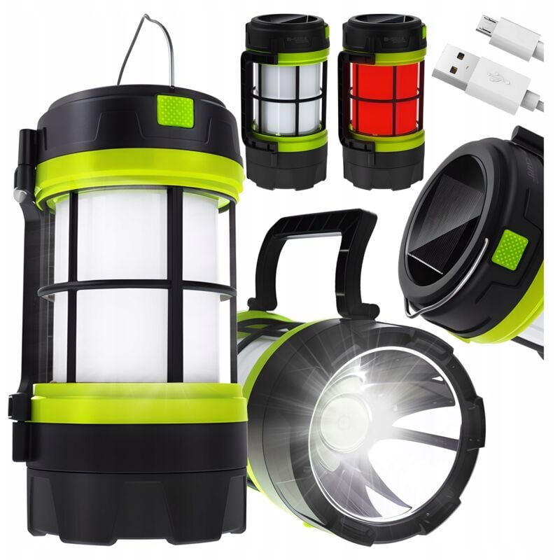 foto del prodotto torcia da caccia e pesca lanterna con batteria usb