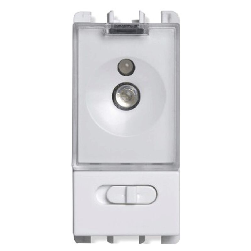 foto del prodotto torcia elettrica 230v ca 50 60hz 1 modulo bianco urmet 10297.b