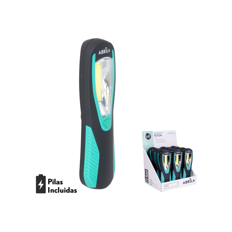 foto del prodotto torcia fotonfoton su pannocchia con gancio e magnete 300lm 20x6x3cm 3xaa inclusa