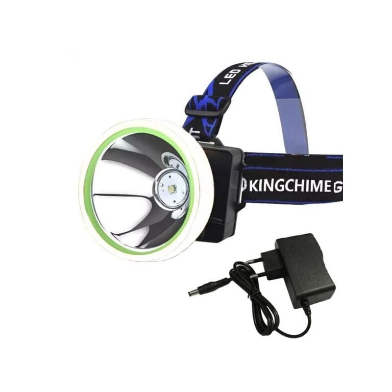 foto del prodotto torcia frontale a led ricaricabile subacquea waterproof immersioni 50mt ab z989