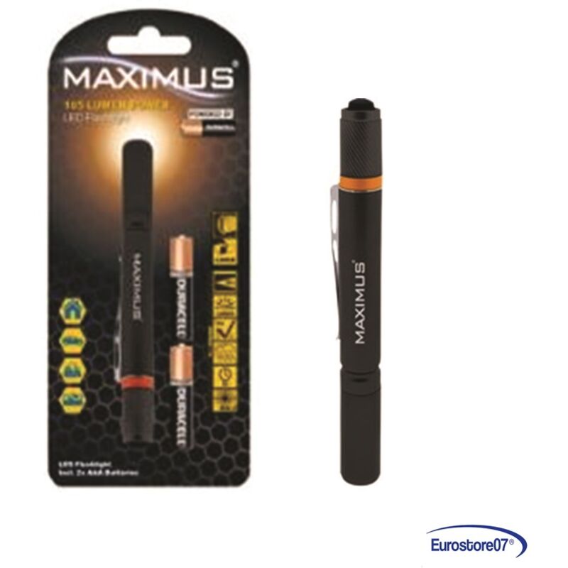 foto del prodotto torcia lampada a penna con pila compresa led m fl 025 du fer 205573