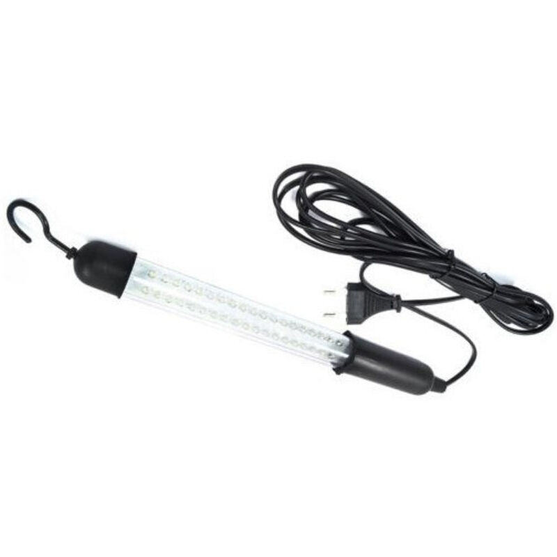 foto del prodotto torcia lampada portatile 38 led tubo 220 8w gancio cavo auto presa accendisigari trade shop traesio