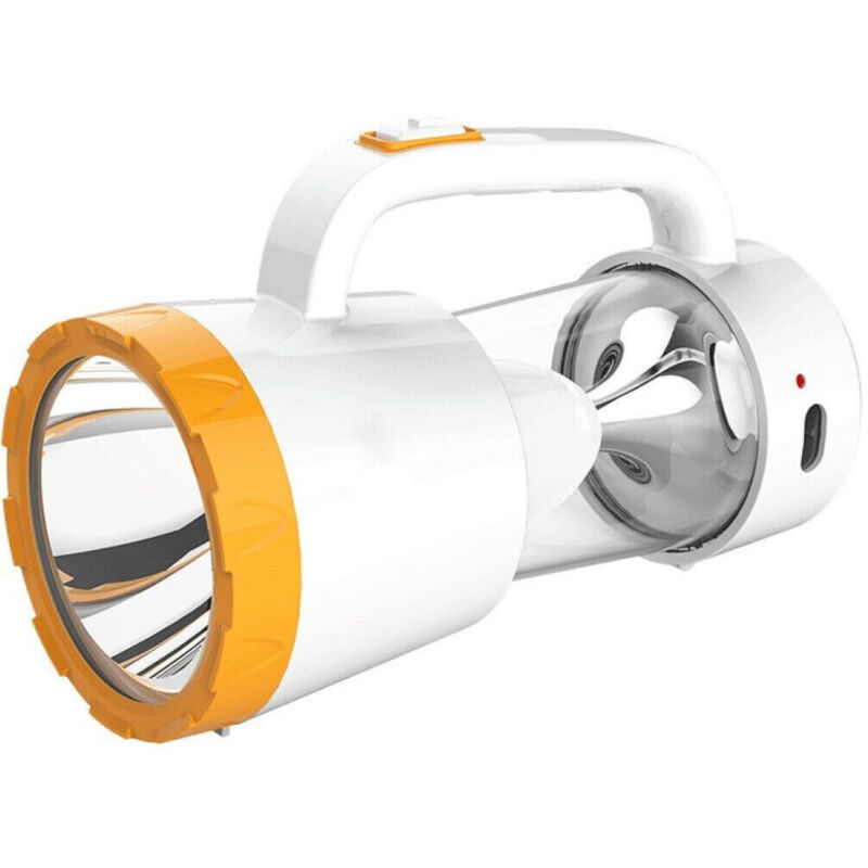 foto del prodotto torcia lanterna lampada ricaricabile led 250lm con pannello solare usb dd 161016 trade shop traesio