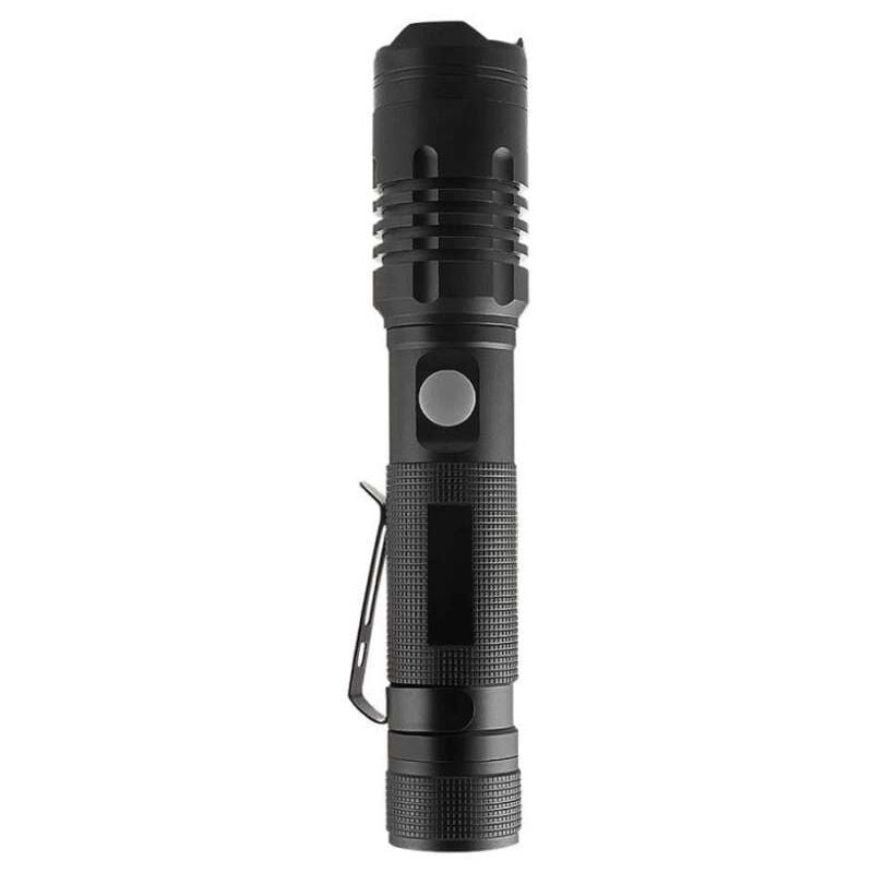 foto del prodotto torcia led 10w con batteria ricaricabile usb c 100lm w ip54 v tac