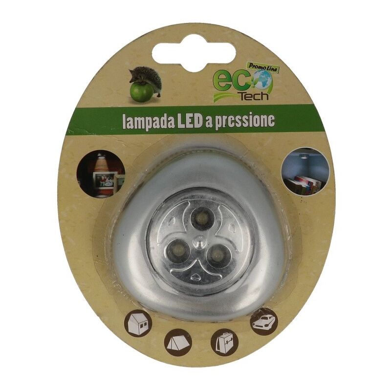 foto del prodotto torcia led a pressione set 5 pezzi masidef