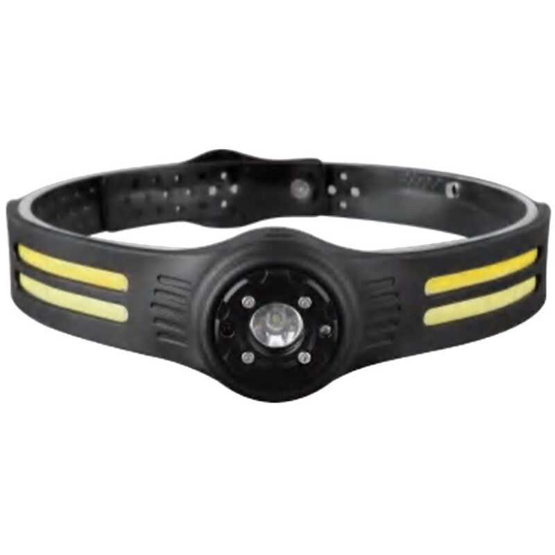 foto del prodotto torcia led cob frontale 3w con cintura e batteria ricaricabile usb c ip44