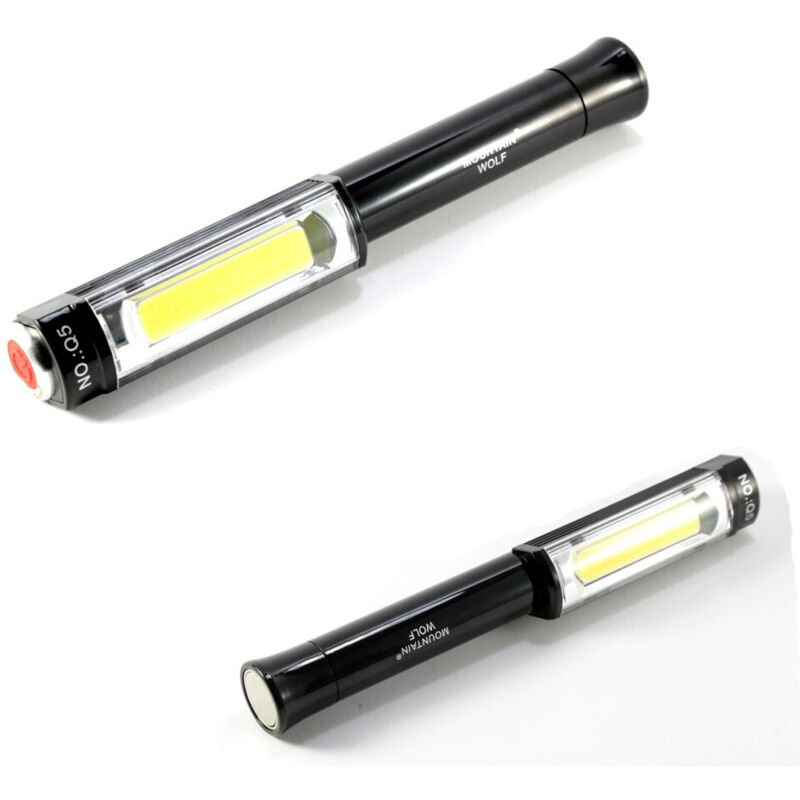 foto del prodotto torcia led cob lampada portatile emergenza a led strip cob calamita da lavoro q5 trade shop traesio