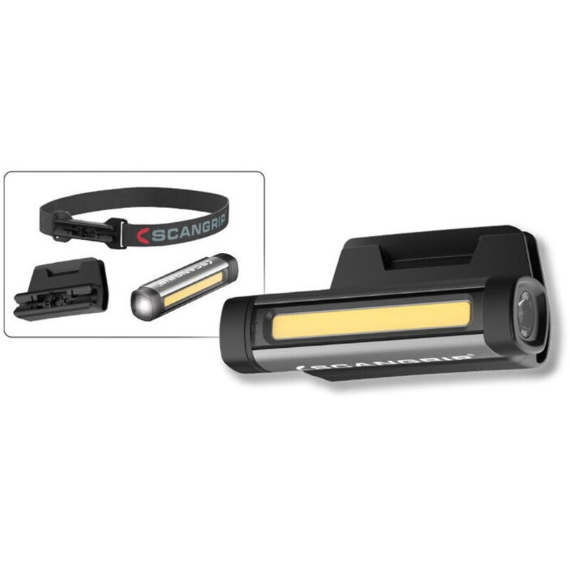 foto del prodotto torcia led flex wear kit 75-150 lm con archetto portacapsule li-ion