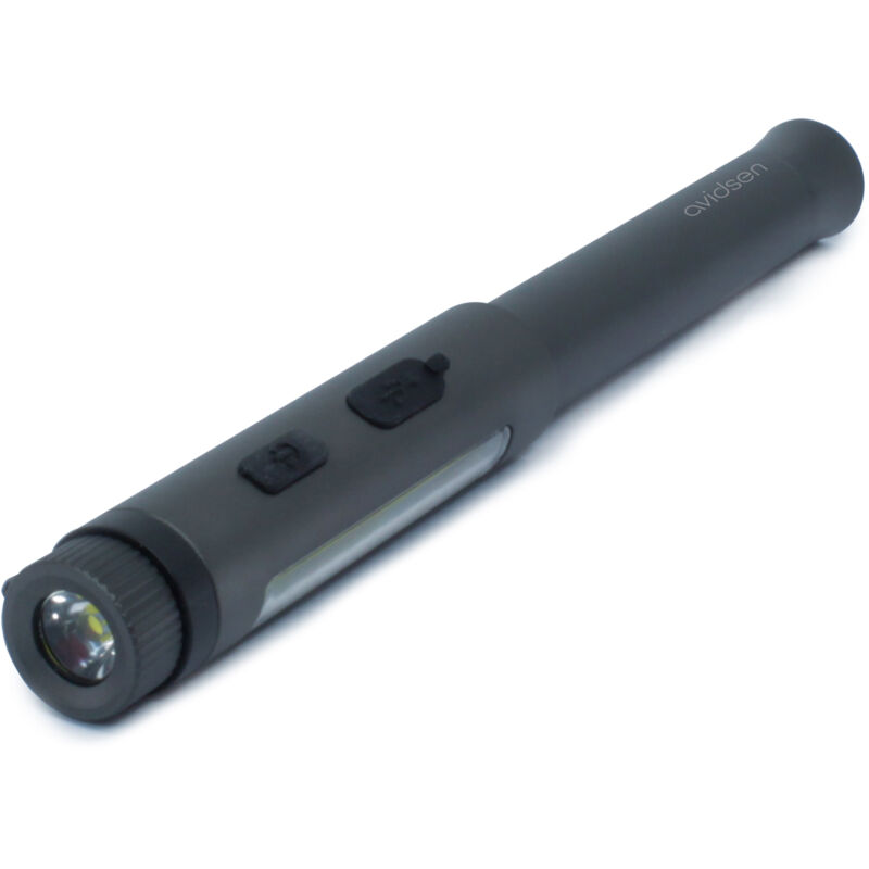 foto del prodotto torcia led ricaricabile a penna da 300 lumen con 5 modalit di illuminazione avidsen 103642