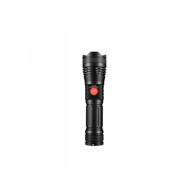 foto del prodotto torcia led ricaricabile super potente 3500 lumen zoomabile raggio fino a 500 metri