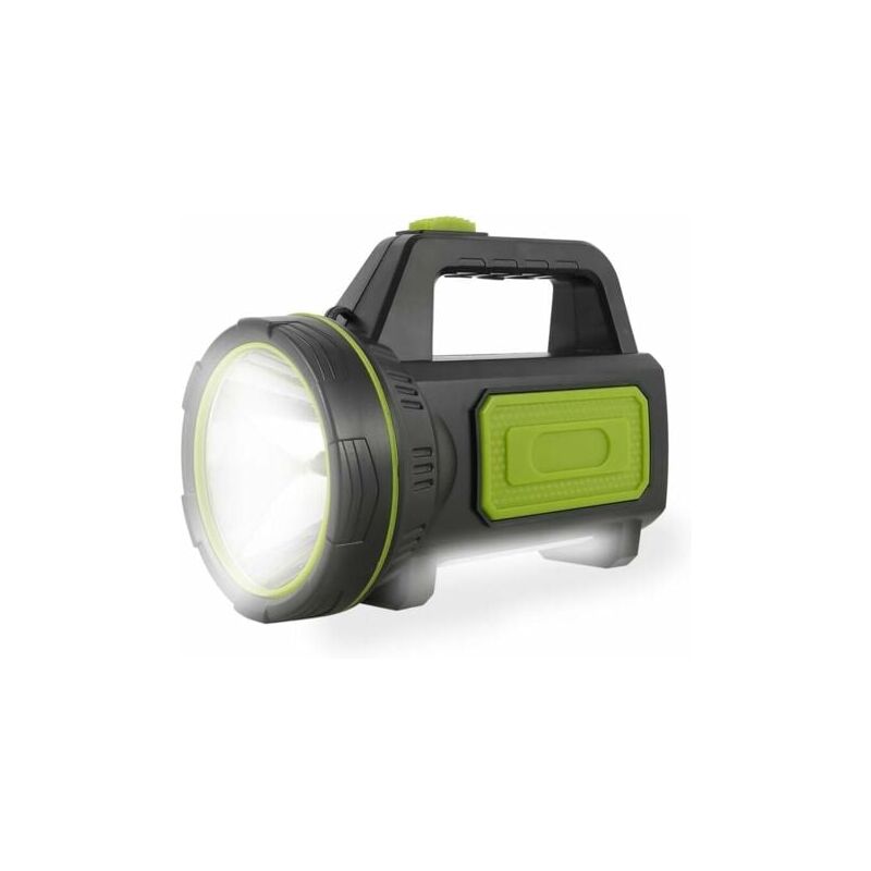 foto del prodotto torcia led ultra potente ricaricabile tramite usb, 135000 lumen, 6000 mah, con luce laterale, torcia impermeabile ad alta potenza per emergenze,
