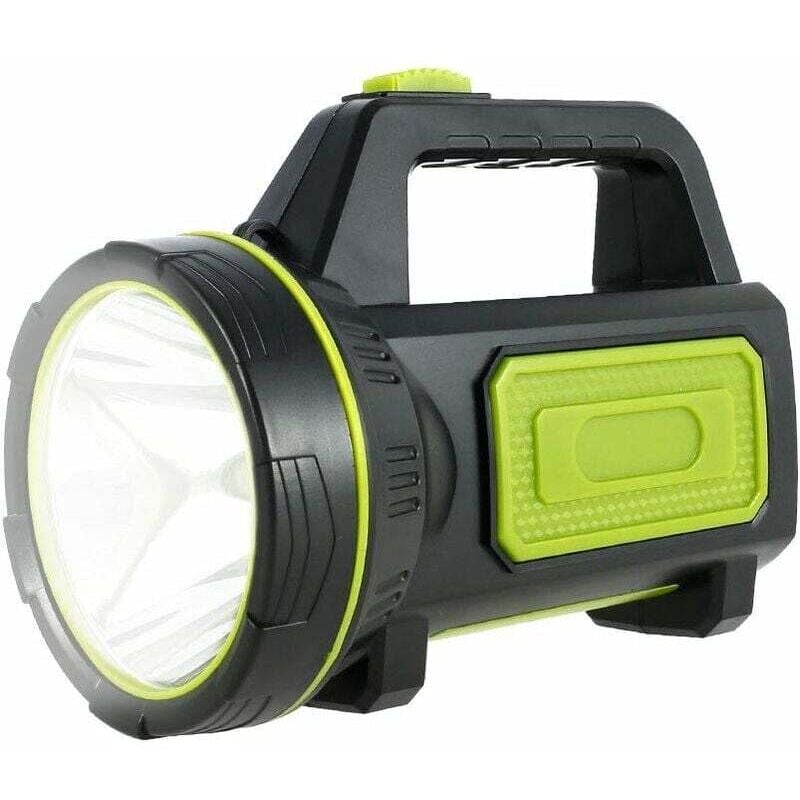 foto del prodotto torcia led ultra potente ricaricabile tramite usb, 135000 lumen, 6000 mah, torcia impermeabile ad alta potenza per emergenze, escursionismo,