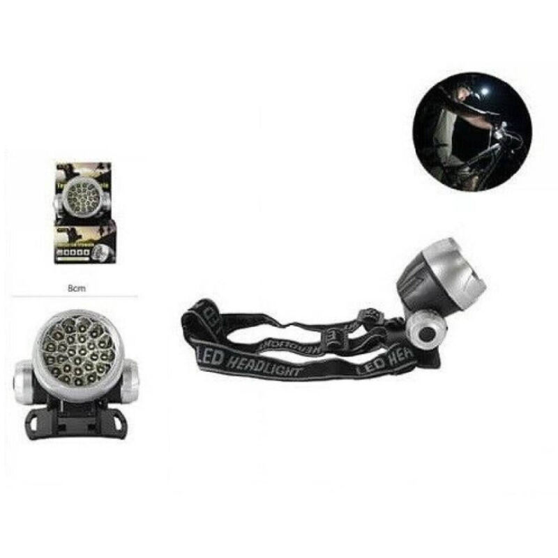 foto del prodotto torcia luce frontale lampada testa 25 led caccia pesca lavoro escursioni 63368 trade shop traesio