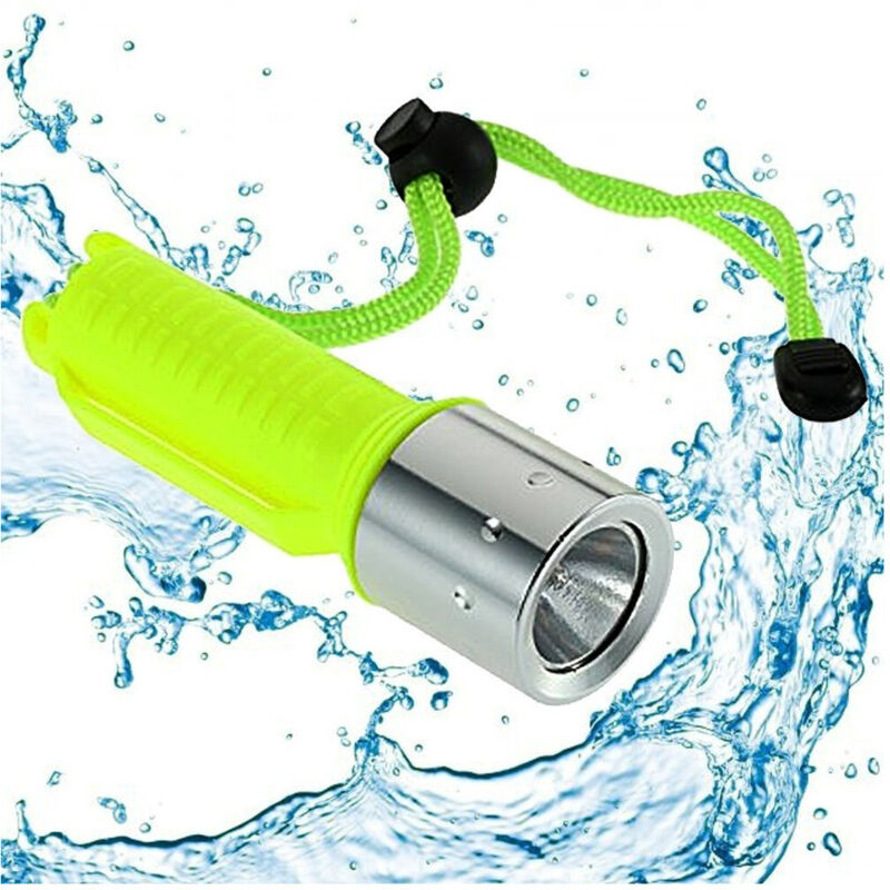 foto del prodotto torcia luce lampada subacquea impermeabile da polso led q5 fascia 260 lm - - trade shop traesio