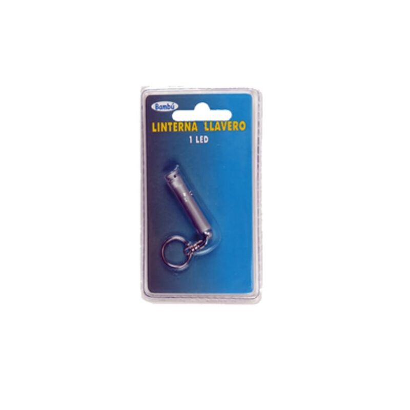 foto del prodotto torcia portachiavi bamboo 1 led blister 1029b