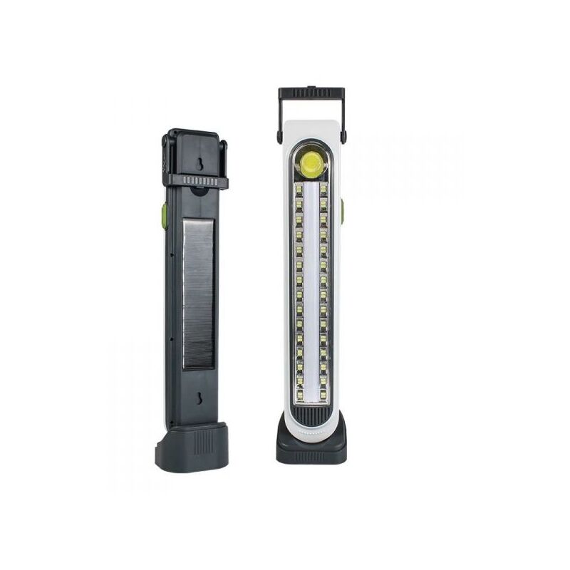 foto del prodotto torcia portatile lampada di emergenza ricaricabile usb solare 30 led solare