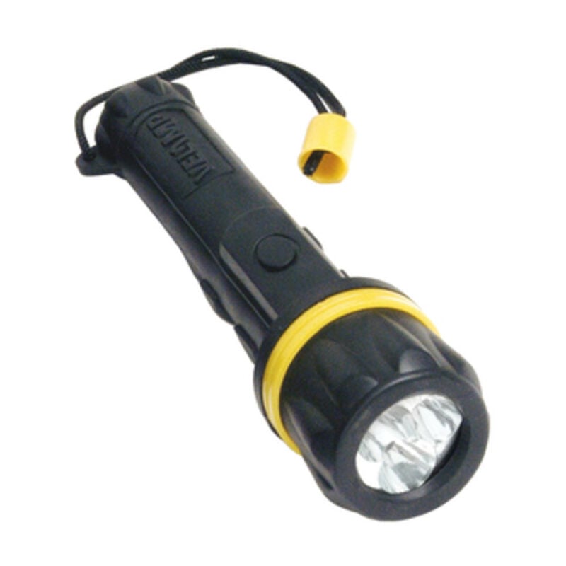 foto del prodotto torcia rubber led 2aa non incluse . prezzo per 1 pezzo.