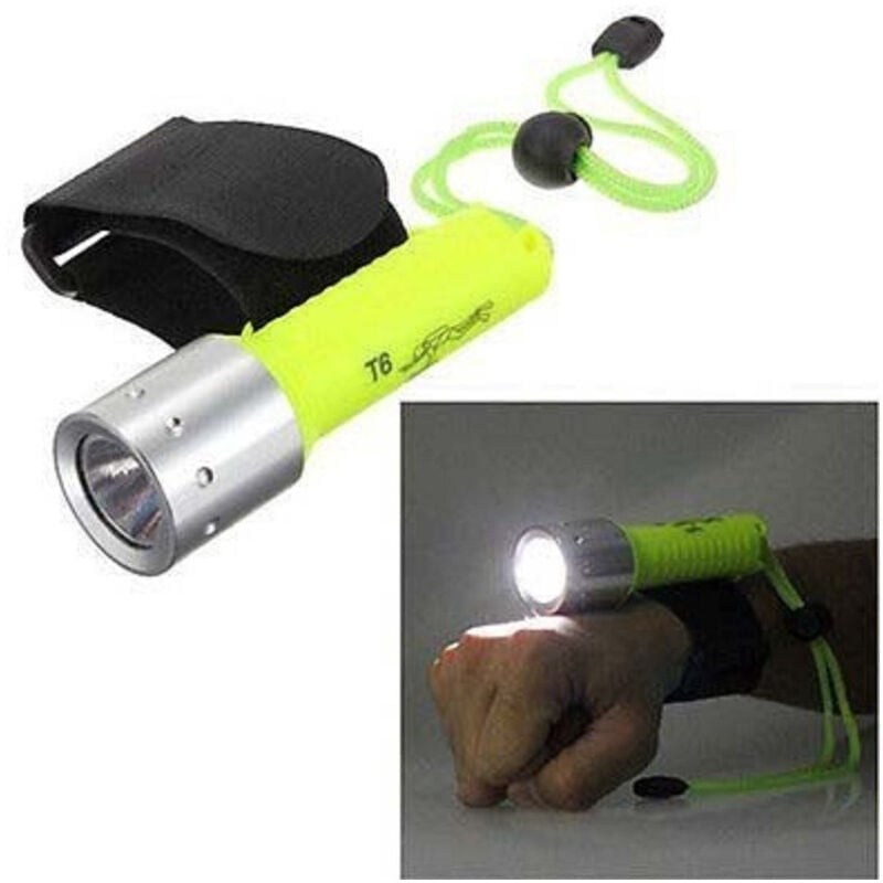 foto del prodotto torcia subacquea impermeabile led 200-800 lumen cree sub luce lampada - - trade shop traesio