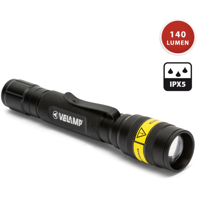 foto del prodotto torcia tattica led, 140 lumen